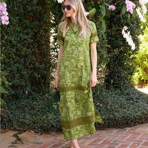NWT• Julia Amory • Majorelle Caftan Dress - Petunia